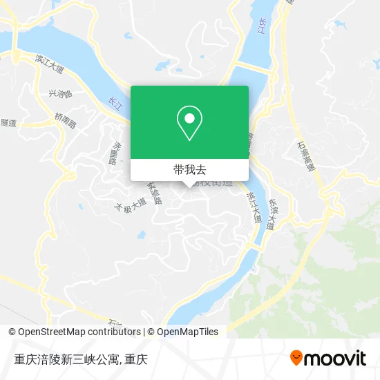 重庆涪陵新三峡公寓地图