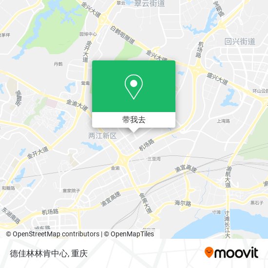 德佳林林肯中心地图