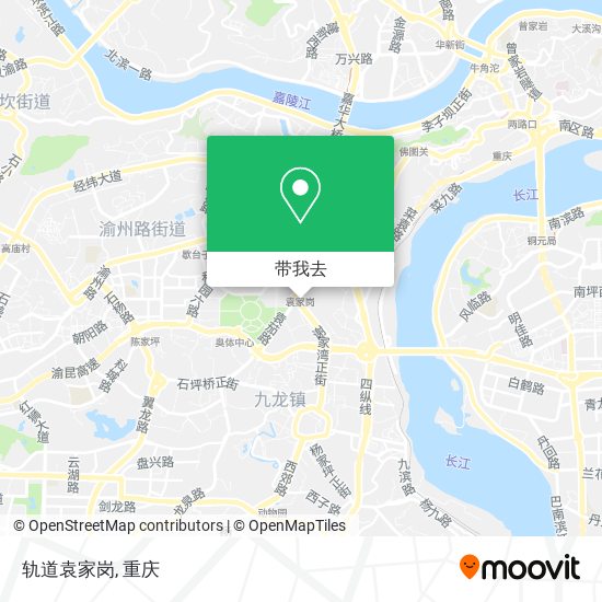 轨道袁家岗地图