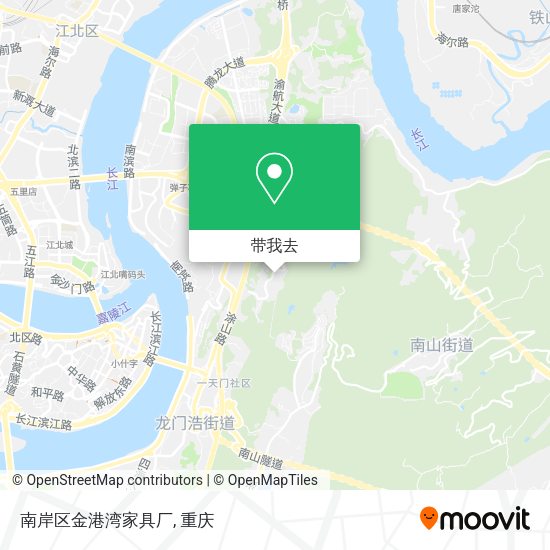 南岸区金港湾家具厂地图