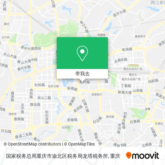 国家税务总局重庆市渝北区税务局龙塔税务所地图