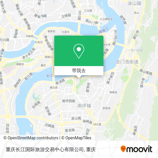 重庆长江国际旅游交易中心有限公司地图