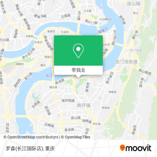 罗森(长江国际店)地图