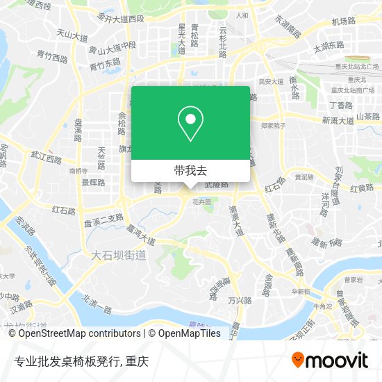 专业批发桌椅板凳行地图