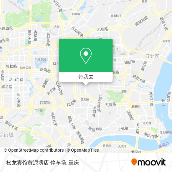 松龙宾馆黄泥塝店-停车场地图