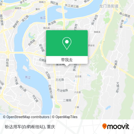 盼达用车(白鹤枢纽站)地图