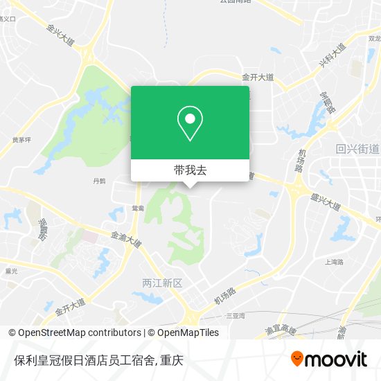 保利皇冠假日酒店员工宿舍地图