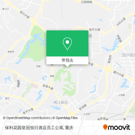 保利花园皇冠假日酒店员工公寓地图
