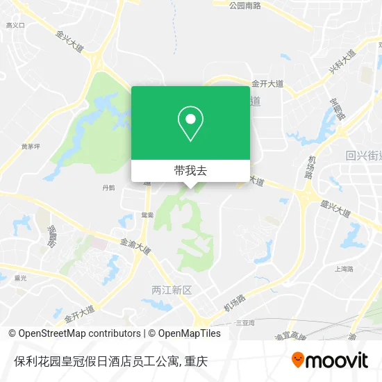 保利花园皇冠假日酒店员工公寓地图