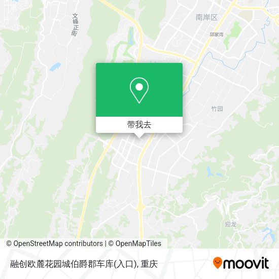 融创欧麓花园城伯爵郡车库(入口)地图
