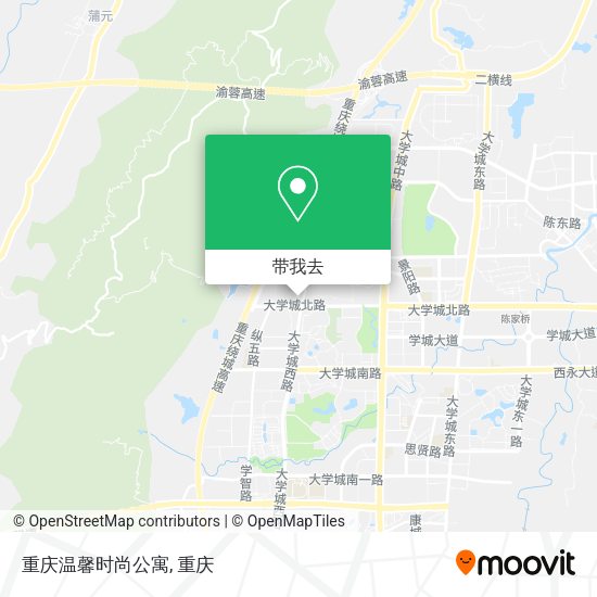 重庆温馨时尚公寓地图