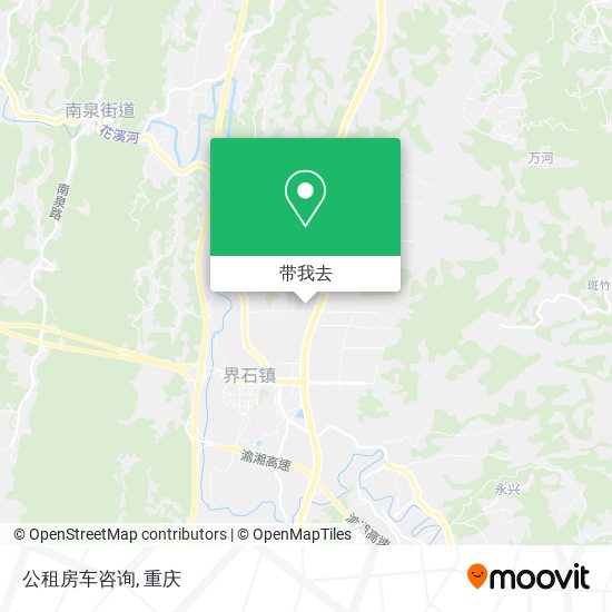 公租房车咨询地图