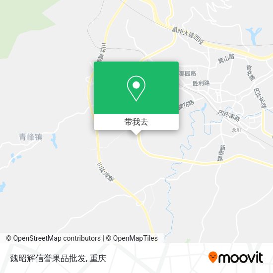 魏昭辉信誉果品批发地图