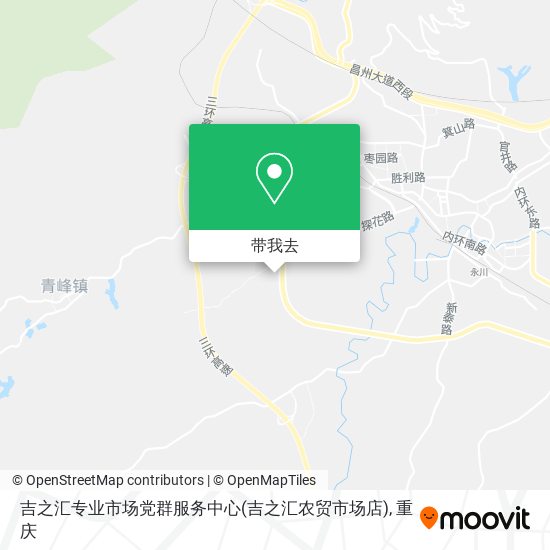 吉之汇专业市场党群服务中心(吉之汇农贸市场店)地图