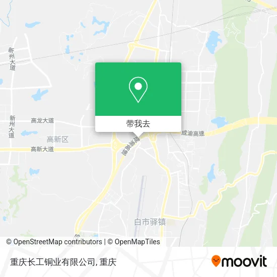 重庆长工铜业有限公司地图