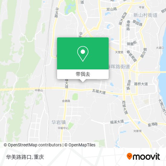 华美路路口地图