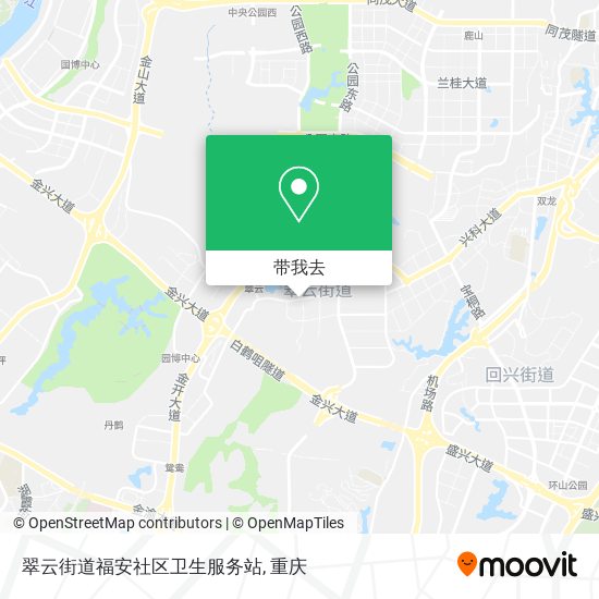 翠云街道福安社区卫生服务站地图