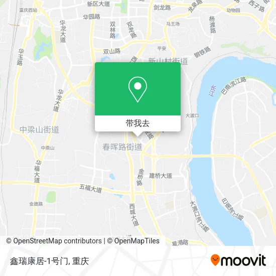 鑫瑞康居-1号门地图