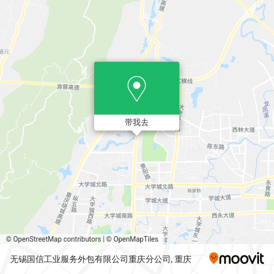 无锡国信工业服务外包有限公司重庆分公司地图