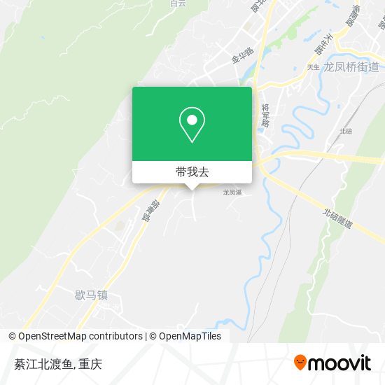 綦江北渡鱼地图