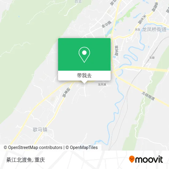 綦江北渡鱼地图