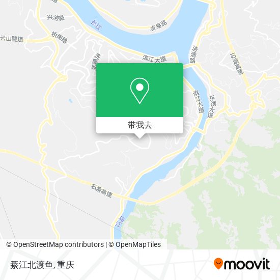 綦江北渡鱼地图