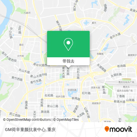 GM荷辛童颜抗衰中心地图