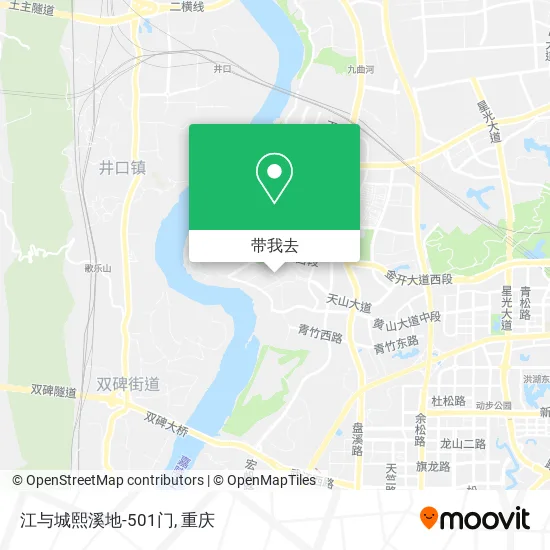 江与城熙溪地-501门地图
