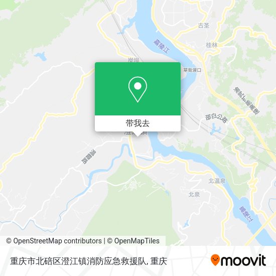 重庆市北碚区澄江镇消防应急救援队地图