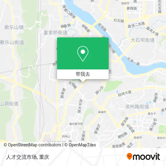 人才交流市场地图