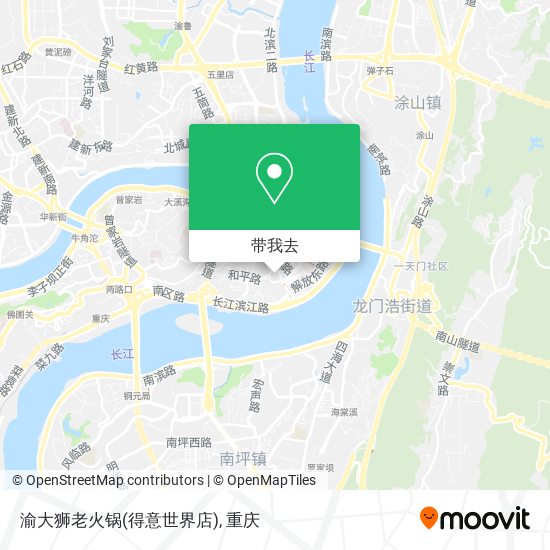 渝大狮老火锅(得意世界店)地图