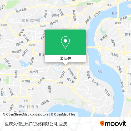 重庆久佰进出口贸易有限公司地图