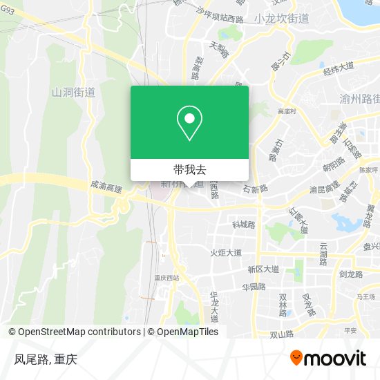 凤尾路地图
