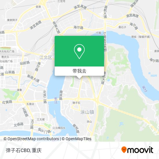 弹子石CBD地图