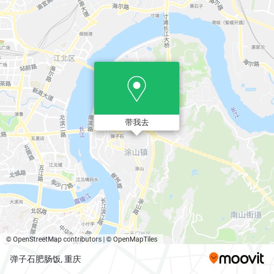 弹子石肥肠饭地图