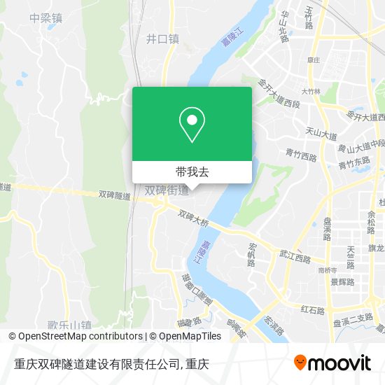 重庆双碑隧道建设有限责任公司地图