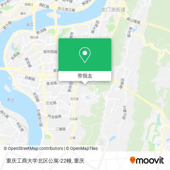 重庆工商大学北区公寓-22幢地图