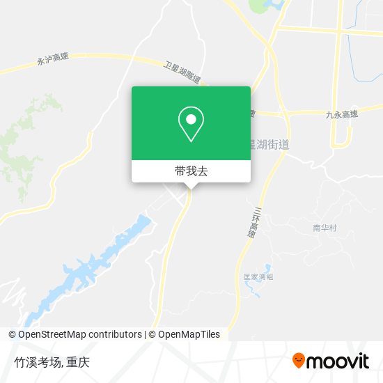竹溪考场地图