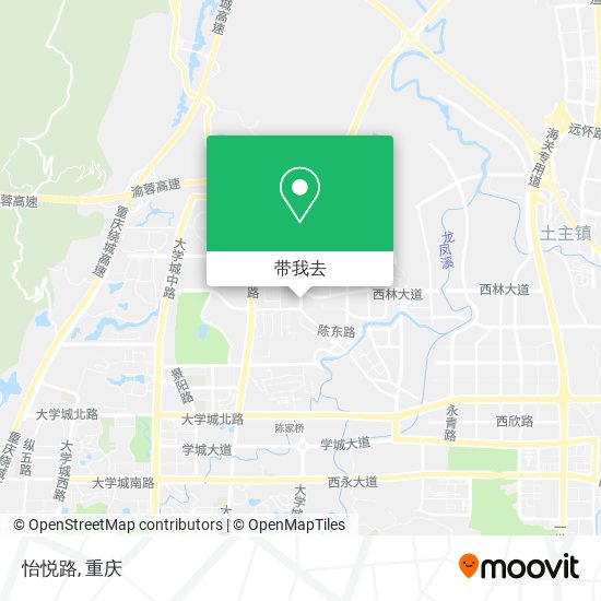 怡悦路地图