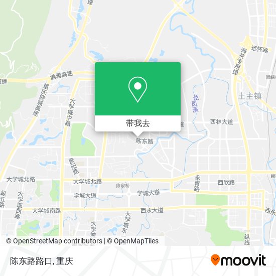 陈东路路口地图