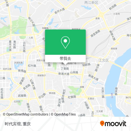 时代宾馆地图