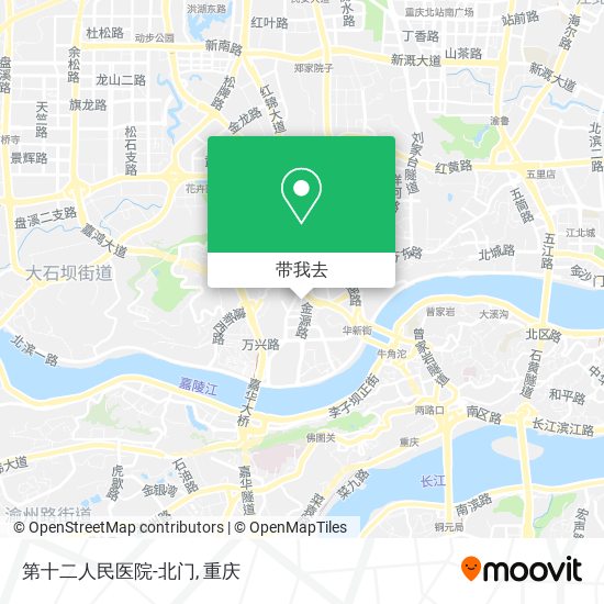 第十二人民医院-北门地图