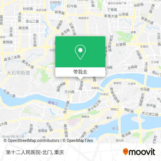 第十二人民医院-北门地图
