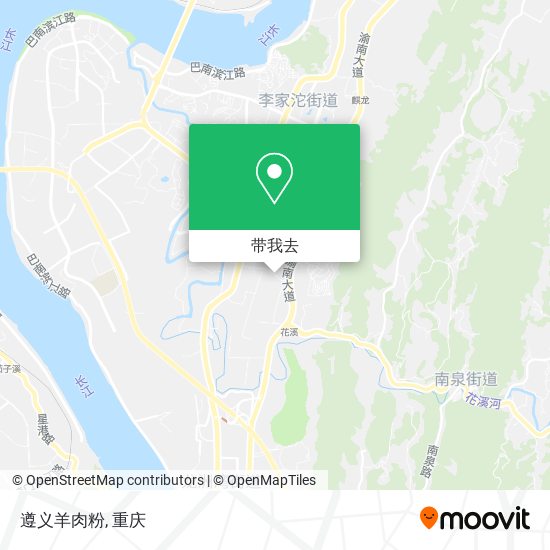 遵义羊肉粉地图
