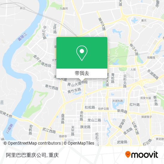 阿里巴巴重庆公司地图