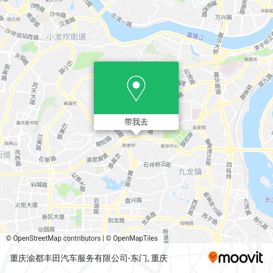 重庆渝都丰田汽车服务有限公司-东门地图