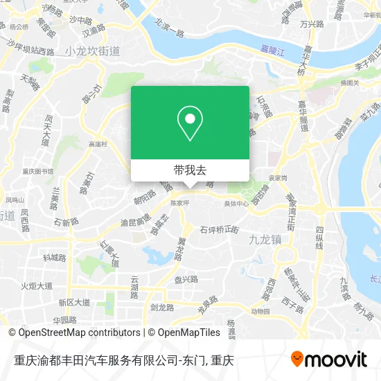 重庆渝都丰田汽车服务有限公司-东门地图