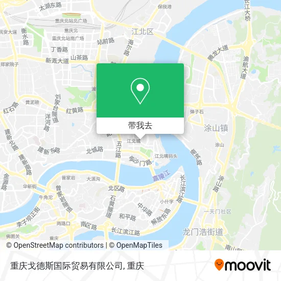 重庆戈德斯国际贸易有限公司地图