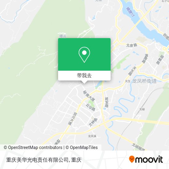 重庆美华光电责任有限公司地图