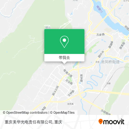 重庆美华光电责任有限公司地图